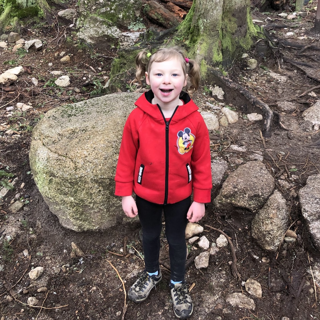 Happy child outdoors